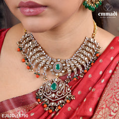 Deeba Victorian Multi Necklace