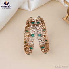 Dhupa Victorian Green Bangles