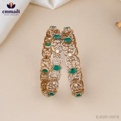 Droa Victorian Green Bangles