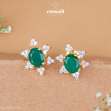 Sultana and Sulochna Premium CZ Pendant and Studs Set