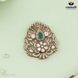 Victorian Green Pendant Delight by Sonika and Sonia's Handcrafted Buttalu