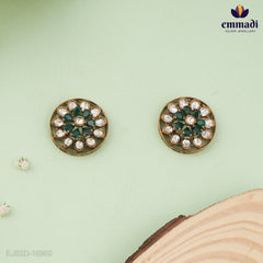 Sonali's Victorian Green Stone Pendant