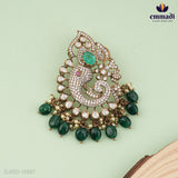 Sna Victorian Green Stone Pendant