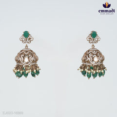 Smt.Sehran Victorian Buttalu in Green