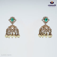 Smt.Ranni Victorian Buttalu - Green Elegance