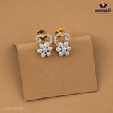 Rucksana & Ruckmani Premium CZ Necklace and Studs Set
