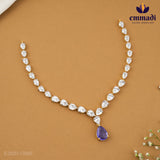Rizwana & Riya Premium CZ Necklace and Hangings Set