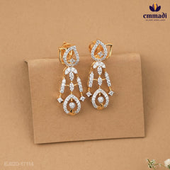 Ridhima & Richa's Premium CZ White Necklace and Hangings Collection