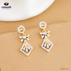 AMUTHA Premium White CZ Hangings