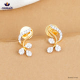 AMYTAH Elegant White CZ Studs Jewellery