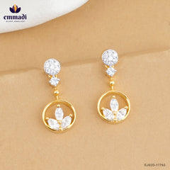 Anchita: Exquisite White Premium CZ Hangings
