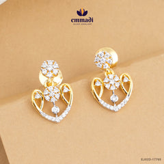 ANGANA Exquisite White Premium CZ Hangings