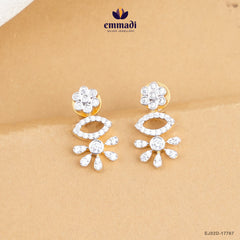ANHITHI Exquisite White CZ Hangings
