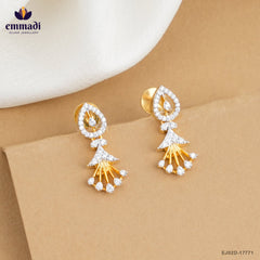 ANINDITHA Elegant White CZ Hangings