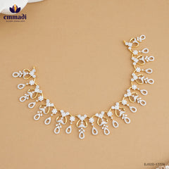 Anjalee Elegant White CZ Necklace