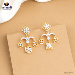 ANJALY: Premium White CZ Hangings