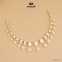 ANJANI Elegant White CZ Necklace