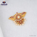 Sneha's CZ Red Choker: Handcrafted Indian Jewellery with Pure Gold Plating