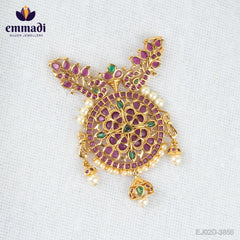 Avadhya Agni Handcrafted Gold Plated Pendant