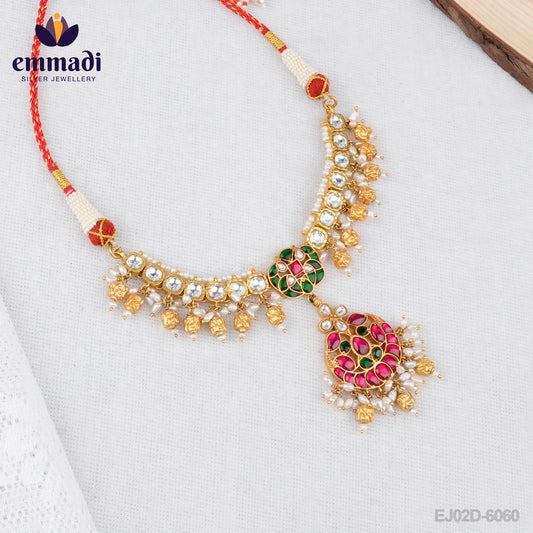 Meera's Kundan Multi Necklace: Handcrafted Indian Jewellery