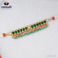 Rani's Kundan Green Choker Jewellery Collection
