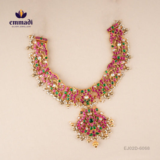 Irika Kundan Multi Necklace