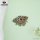 Kavya's Victorian Red Choker: Handcrafted Indian Jewellery