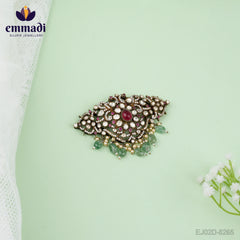 Kavya's Victorian Red Choker: Handcrafted Indian Jewellery