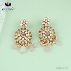 Ashwika Arunima Handcrafted Jewelry: Hangings Victorian Pink