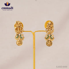 Priya's Nakshi Green Hangings: Handcrafted Indian Jewellery