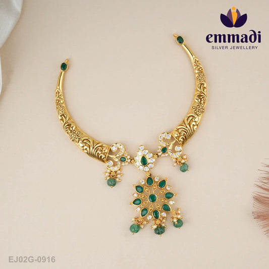 Atmika Premium Antique Green Kanty