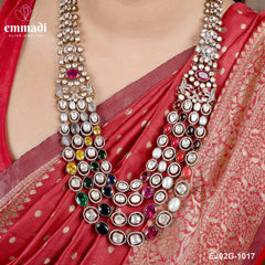 Banita Victorian Navrathan Long Necklace