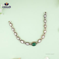 Chhaya Victorian Green Necklace