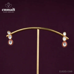 Dipika Moissanite White Hangings