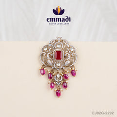 Kuvala Victorian Red Jada Pin