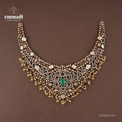 Sajiya Victorian Green Necklace