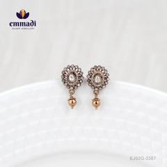 Sitara Victorian White Studs