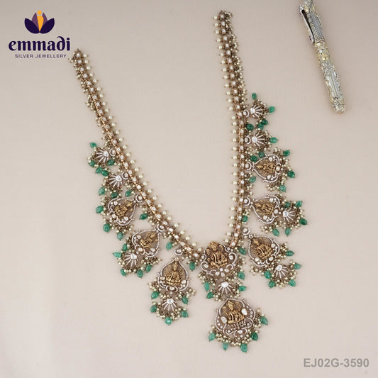 Taraa Budhila Victorian Long Necklace and Hangings