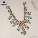 Victorian Green Long Necklace and Hangings by Tripta and Trusha