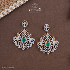 Vijaya Premium Cz Green Hangings