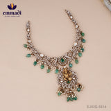 Divyana Victorian Green Necklace