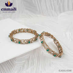 Kanyaka Victorian Green Bangles