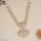 Bhavani Elegant Green CZ Necklace