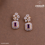 Mallika Malvika Premium Cz Necklace and Hangings Set