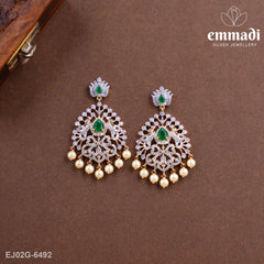 Manisha Cz Green Hangings