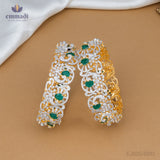 Ravitha Premium Green CZ Bangles