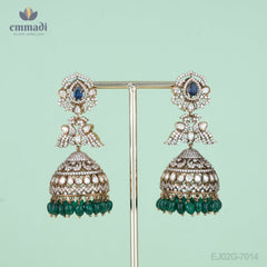 Haritha Exquisite Buttalu Victorian Jewelry - Blue