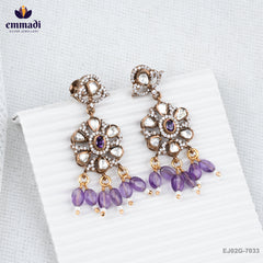 Soni Silver Hangings Victorian Blue Elegance