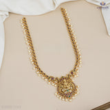Soniya Premium Antique Long Necklace with Silver Hangings