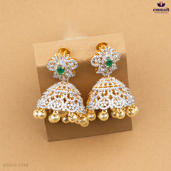 SASWATI Elegant Premium Green CZ Necklace and Jewelry Collection